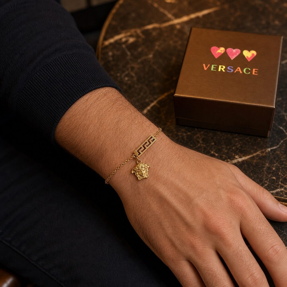 Versace Bold Statement Bracelet Style 1 | New with Box - Picture 9 of 9
